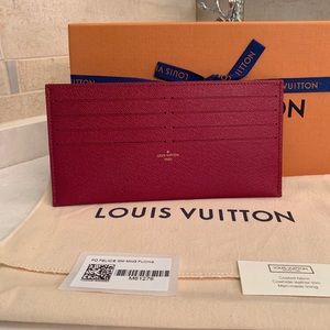 SOLD!! Felicie Credit Card Insert Pouch in Fuchsia